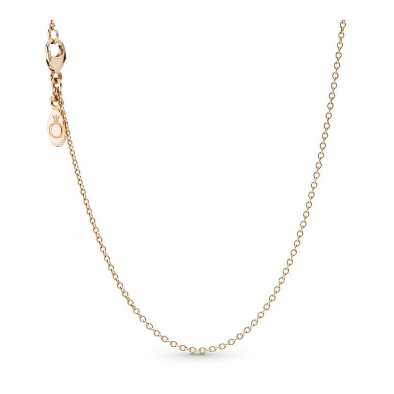 Pandora Necklace Chain - Yellow Gold 14 K - Canada | HI1241LV